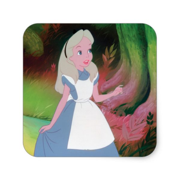 Alice in Wonderland Film Still 1 Square Sticker