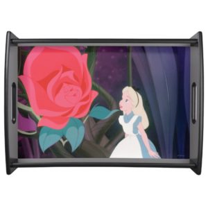 Alice in Wonderland Garden Flower Film Still Serving Tray