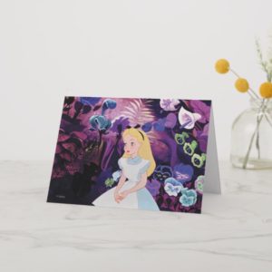 Alice in Wonderland Garden Flowers Film Still Card