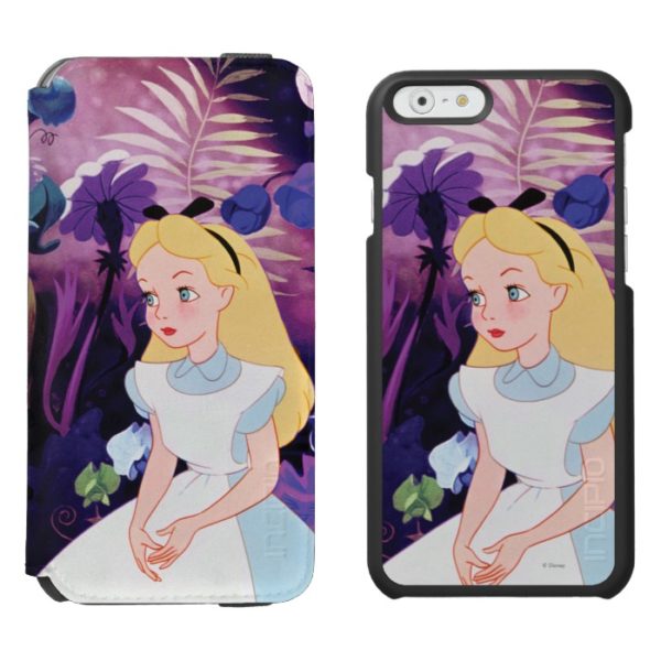 Alice in Wonderland Garden Flowers Film Still Incipio iPhone Wallet Case