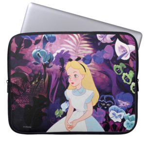 Alice in Wonderland Garden Flowers Film Still Laptop Sleeve