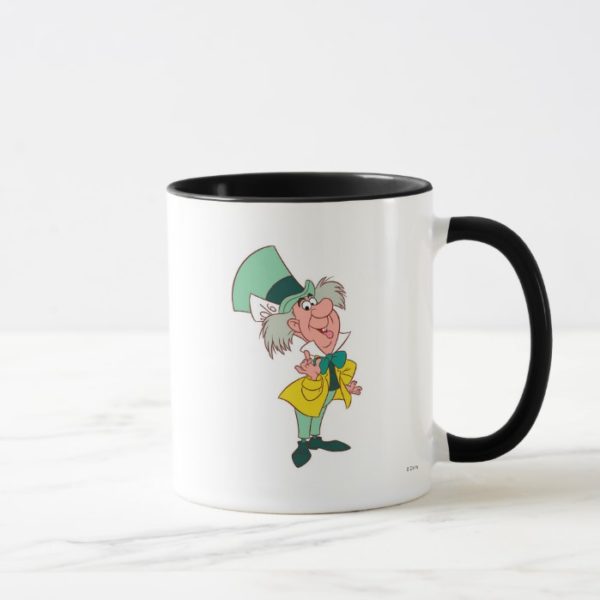 Alice in Wonderland Mad Hatter standing talking Mug