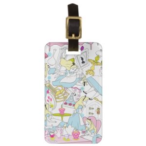 Alice in Wonderland | Oversized Pattern Luggage Tag