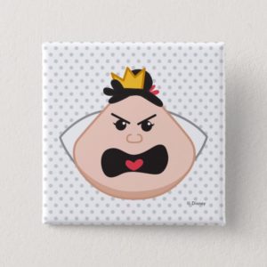 Alice in Wonderland | Queen of Hearts Emoji Pinback Button