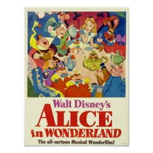 Alice In Wonderland Tea Party Poster