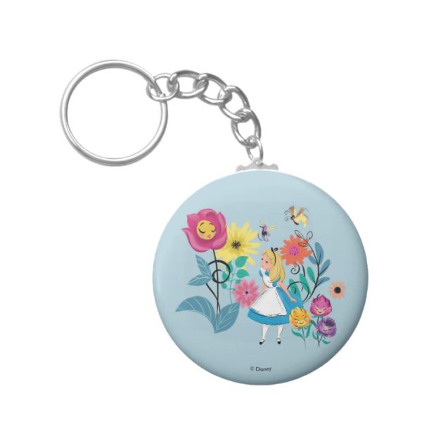 Alice in Wonderland | The Wonderland Flowers Keychain