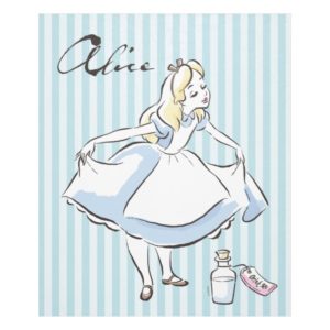 Alice in Wonderland | This Way to Wonderland Fleece Blanket