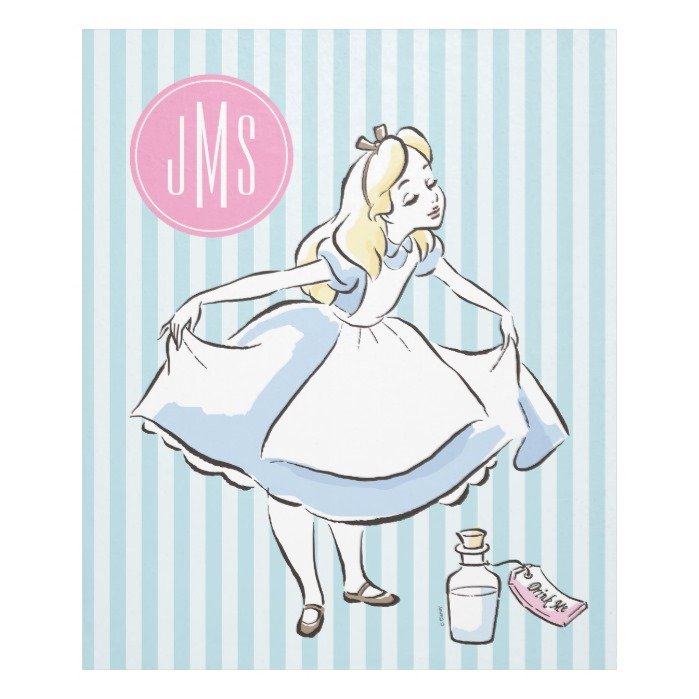 Alice in Wonderland | This Way to Wonderland Fleece Blanket