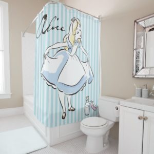 Alice in Wonderland | This Way to Wonderland Shower Curtain