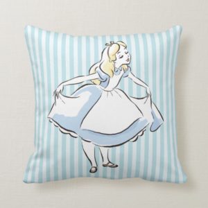 Alice in Wonderland | This Way to Wonderland Throw Pillow