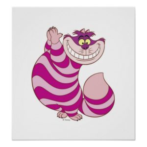Alice in Wonderland's Cheshire Cat Disney Poster
