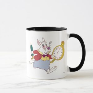 Alice in Wonderland's White Rabbit Running Disney Mug