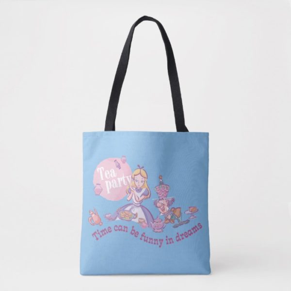 Alice | Time Can Be Funny In Dreams Tote Bag