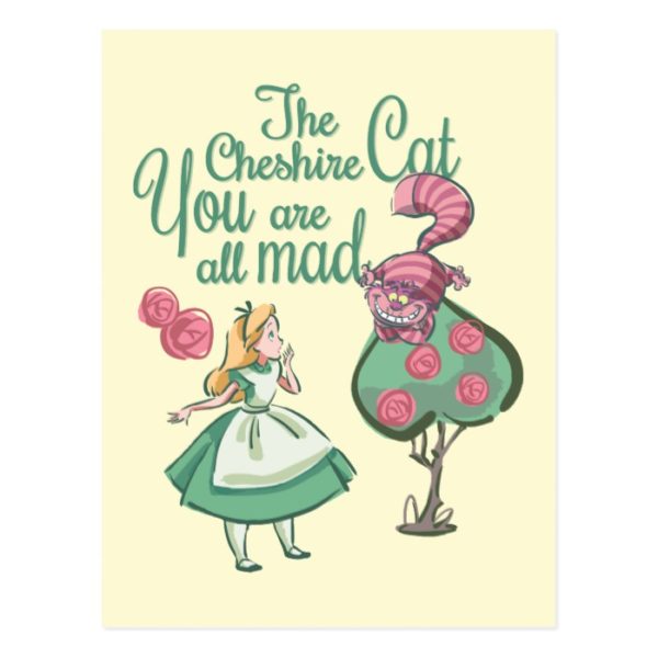 Alice | You Are All Mad Postcard