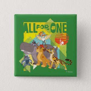 All For One Lion Guard Graphic Button