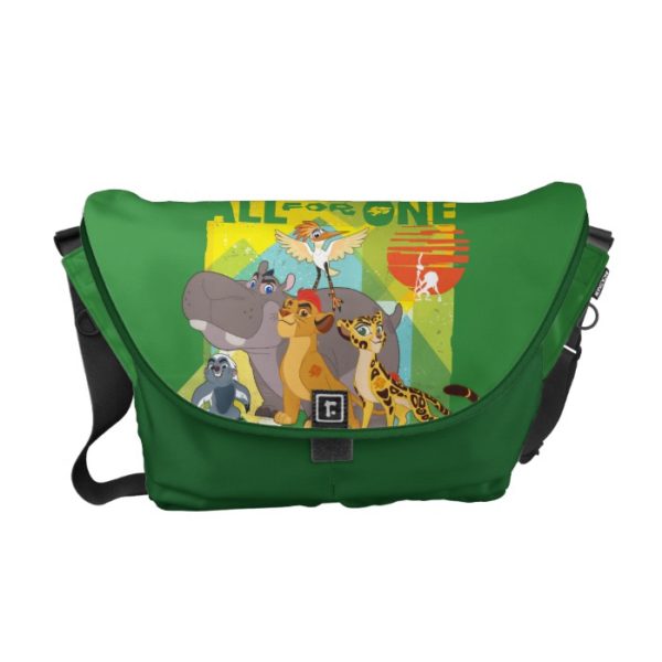 All For One Lion Guard Graphic Courier Bag