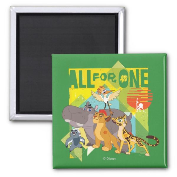 All For One Lion Guard Graphic Magnet