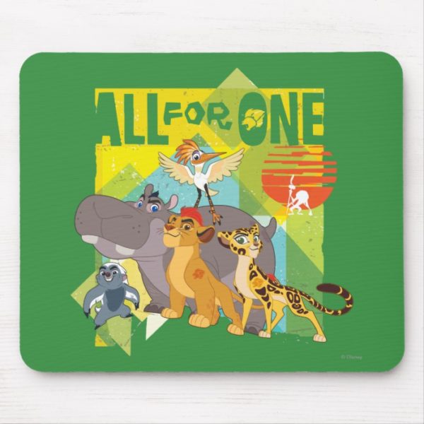 All For One Lion Guard Graphic Mouse Pad