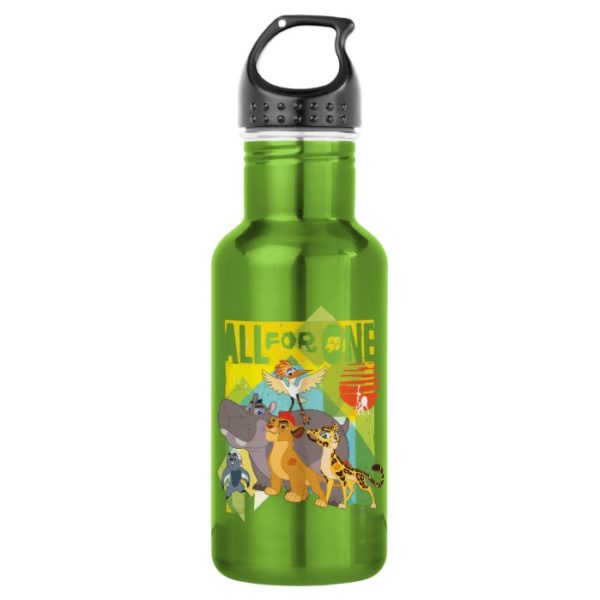 All For One Lion Guard Graphic Stainless Steel Water Bottle