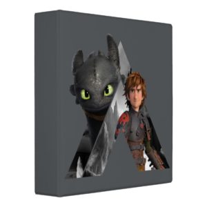 Alpha Dragon Toothless & Hiccup 3 Ring Binder
