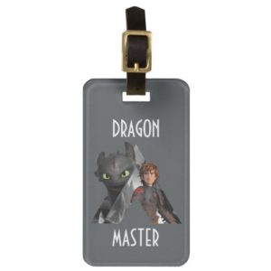Alpha Dragon Toothless & Hiccup Bag Tag