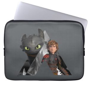 Alpha Dragon Toothless & Hiccup Computer Sleeve
