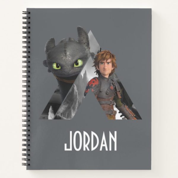 Alpha Dragon Toothless & Hiccup Notebook