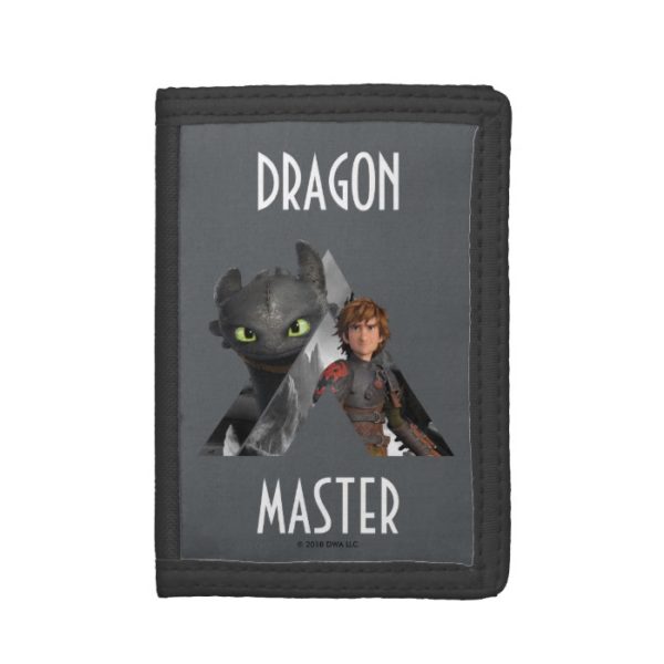Alpha Dragon Toothless & Hiccup Trifold Wallet