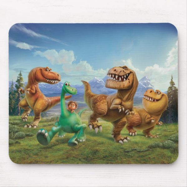 Arlo, Spot, and Ranchers In Field Mouse Pad