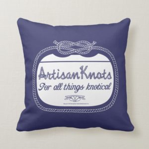 Artisan Knots Throw Pillow