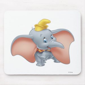 Baby Dumbo walking Mouse Pad