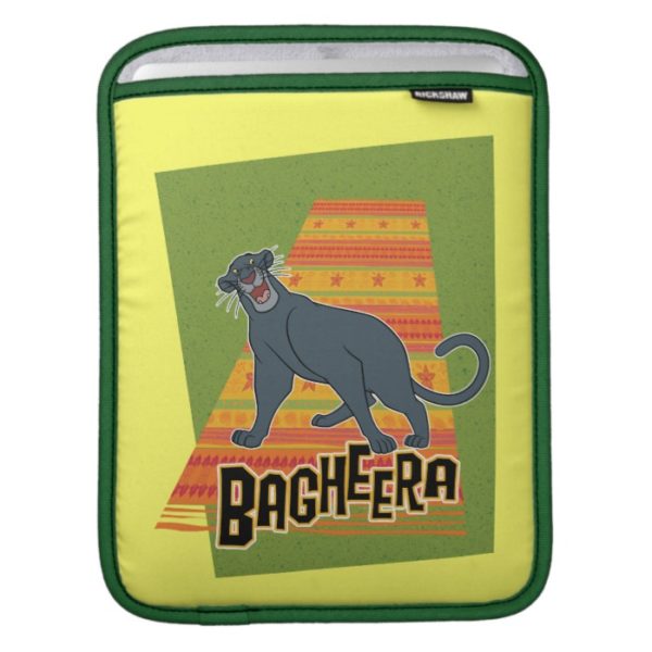 Bagheera With Name and Art iPad Sleeve