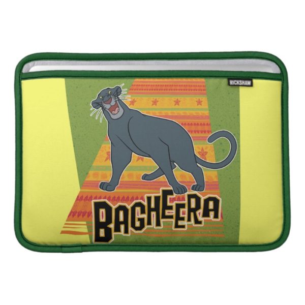 Bagheera With Name and Art MacBook Sleeve