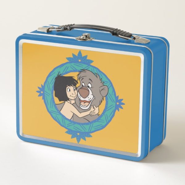 Baloo and Mowgli in a Frame Disney Metal Lunch Box