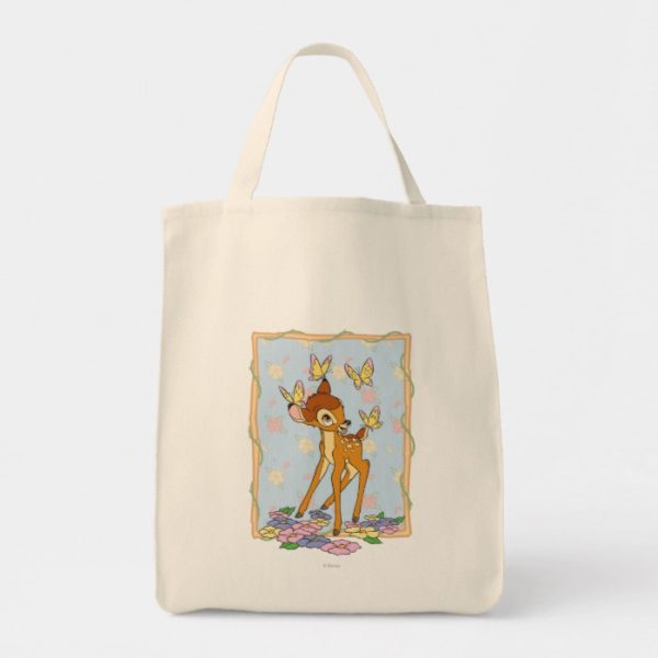 Bambi and Butterflies Tote Bag