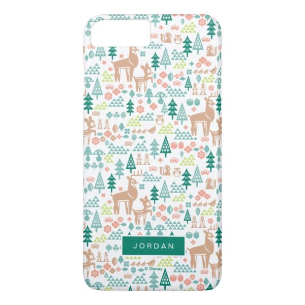 Bambi and Woodland Friends Pattern | Add Your Name Case-Mate iPhone Case