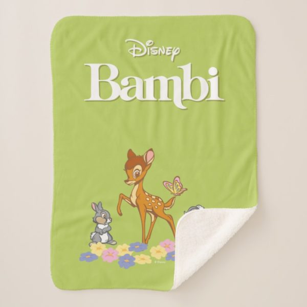 Bambi & Friends Sherpa Blanket