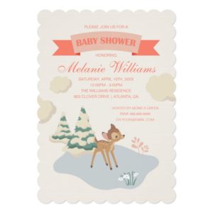 Bambi | Girl Baby Shower Invitation