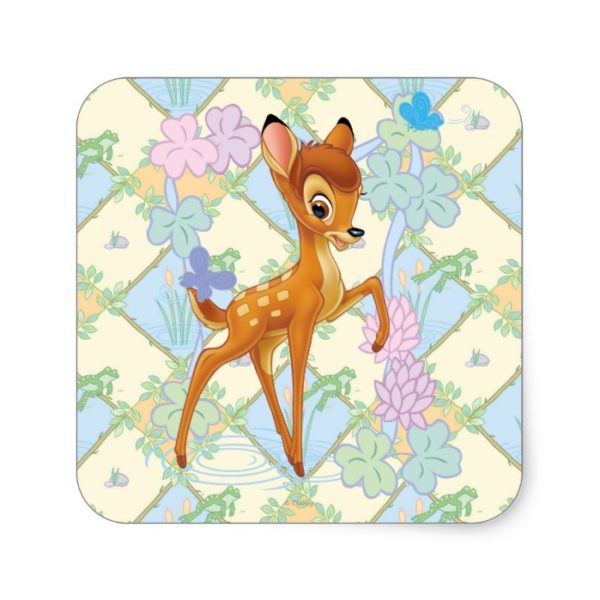 Bambi Square Sticker