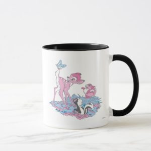 Bambi, Thumper, and Flower with Butterfly Mug