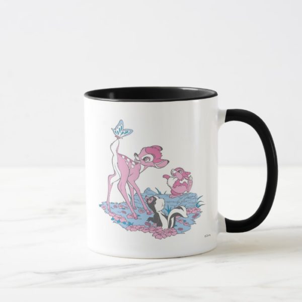 Bambi, Thumper, and Flower with Butterfly Mug