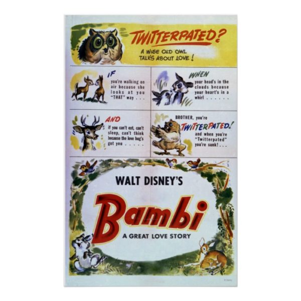Bambi Twitterpated Poster