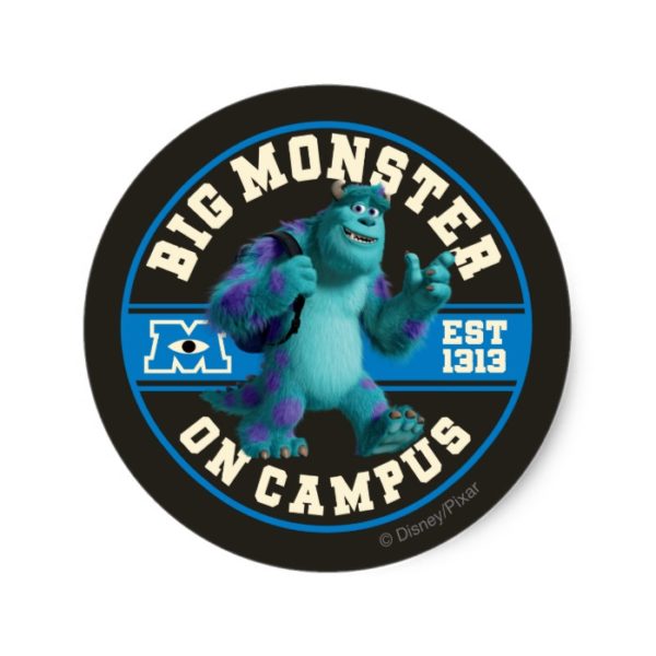 Big Monster on Campus Classic Round Sticker