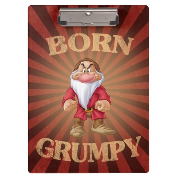 Born Grumpy Clipboard