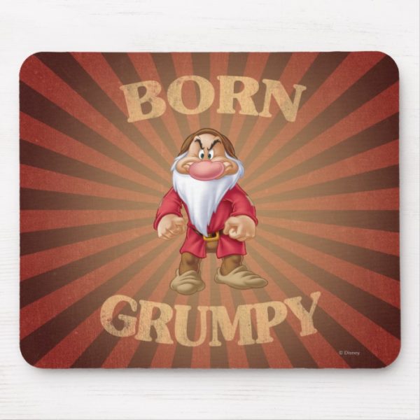 Born Grumpy Mouse Pad