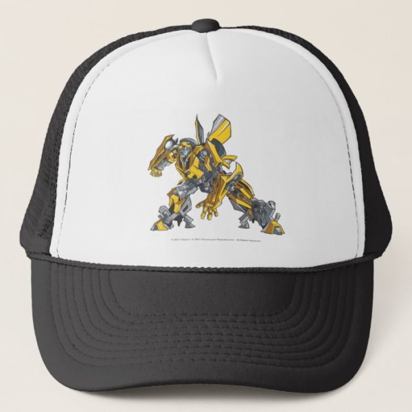 Bumblebee Line Art 4 Trucker Hat