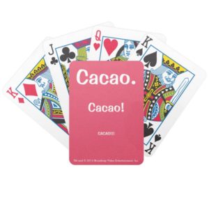 Cacao! Bicycle® Poker Playing Cards
