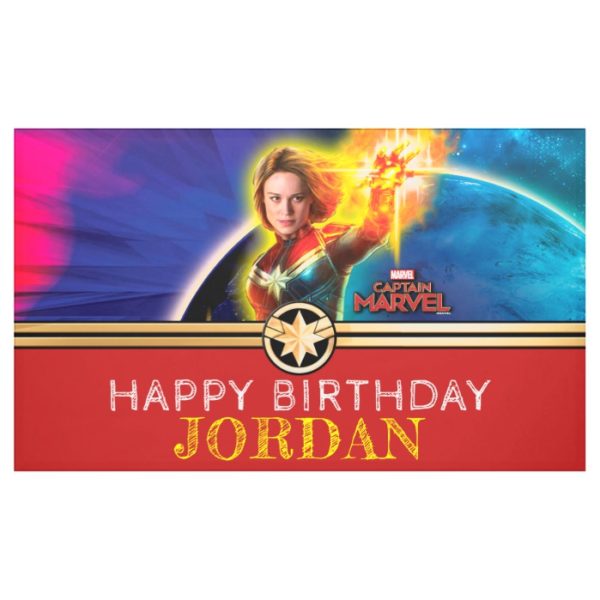Captain Marvel | Birthday Banner