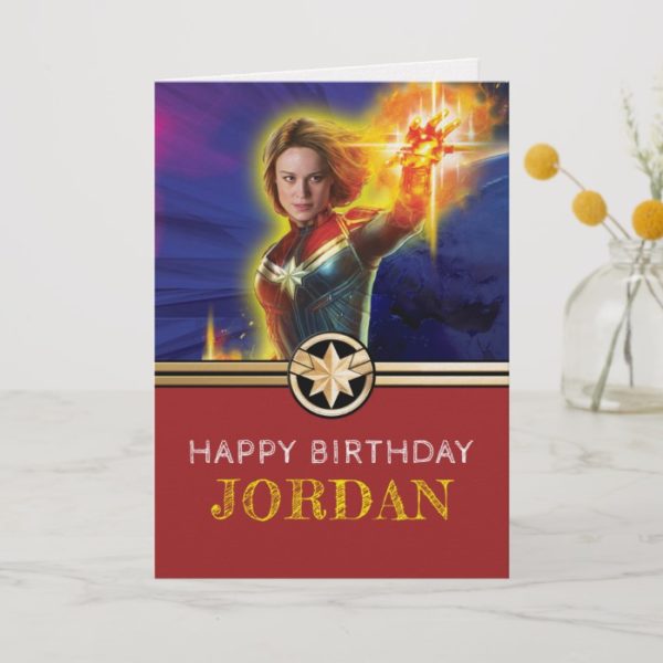 Captain Marvel | Birthday Card