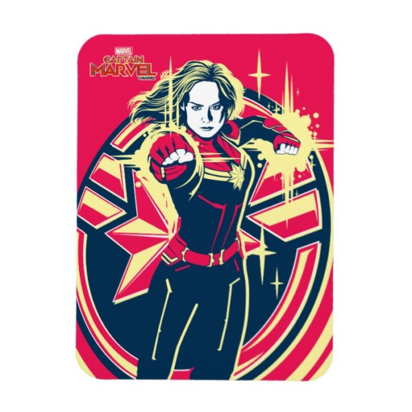 Captain Marvel | Captain Marvel Photon Fists Magnet